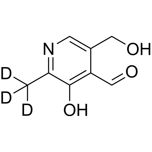 Pyridoxal-d<sub>3</sub> Chemical Structure
