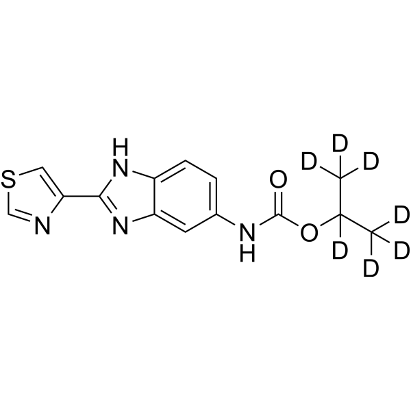 Cambendazole-d<sub>7</sub> Chemical Structure