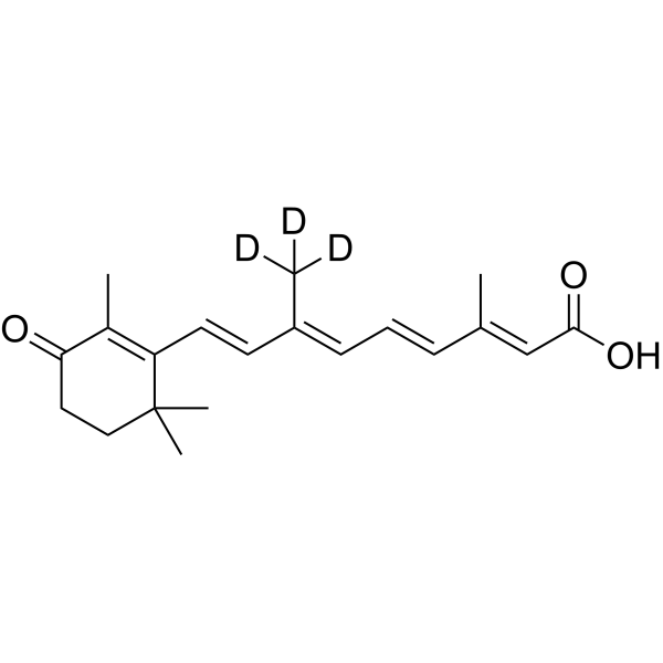 4-Oxoretinoic acid-d<sub>3</sub> Chemical Structure