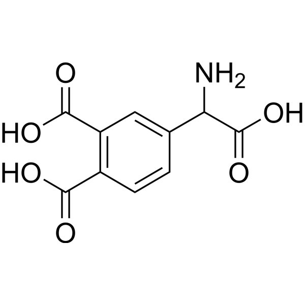 (R,S)-3,4-Dicarboxyphenylglycine Chemical Structure