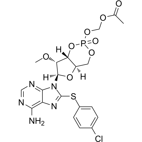 8-pCPT-2'-O-Me-cAMP-AM Chemical Structure