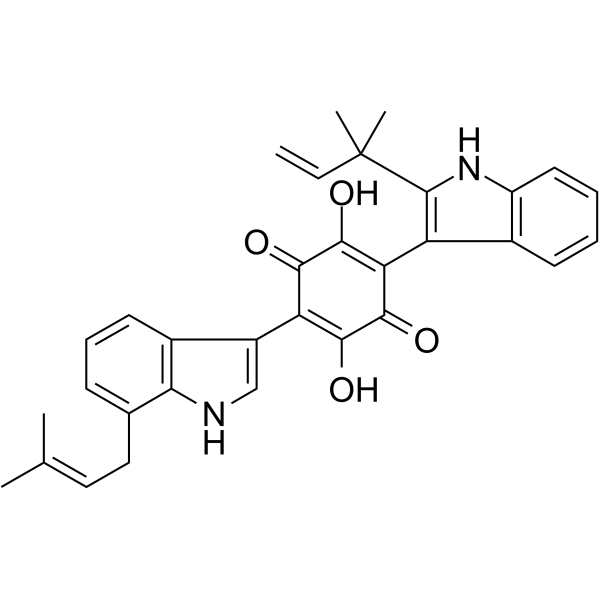 Demethylasterriquinone B1 Chemical Structure