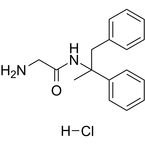 Remacemide hydrochloride Chemical Structure