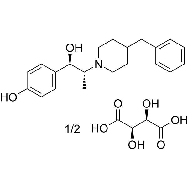 threo-Ifenprodil hemitartrate Chemical Structure