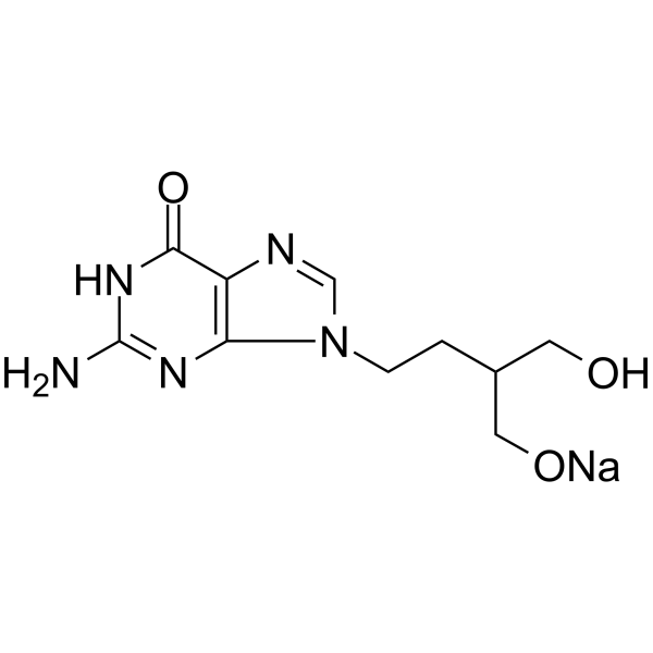 Penciclovir sodium Chemical Structure