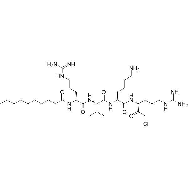 Decanoyl-RVKR-CMK Chemical Structure