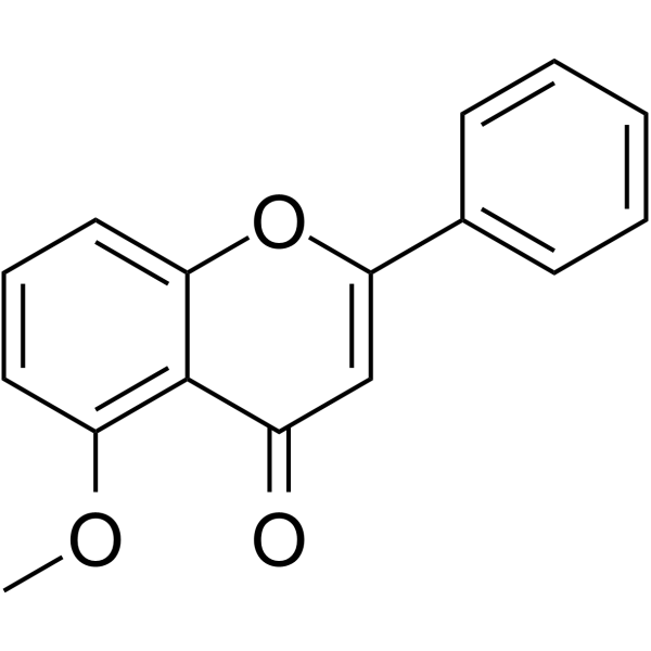 5-Methoxyflavone Chemical Structure