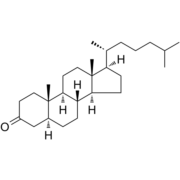 5α-Cholestan-3-one Chemical Structure