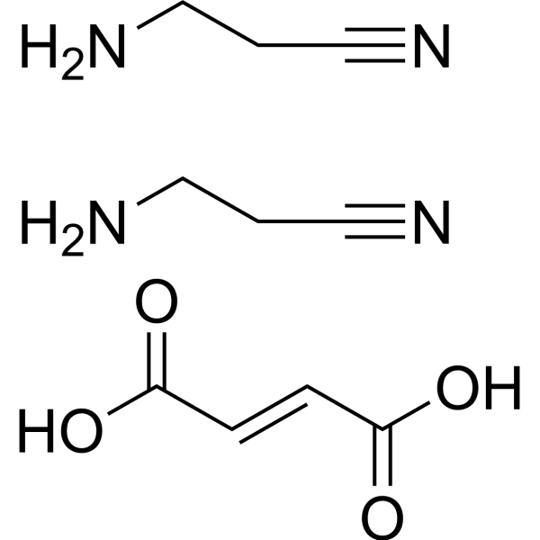 3-Aminopropionitrile fumarate (2:1) Chemical Structure