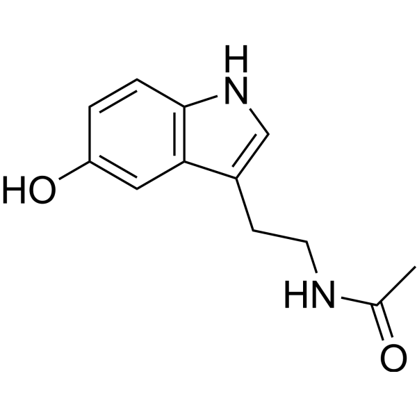 N-Acetyl-5-hydroxytryptamine (Standard) Chemical Structure