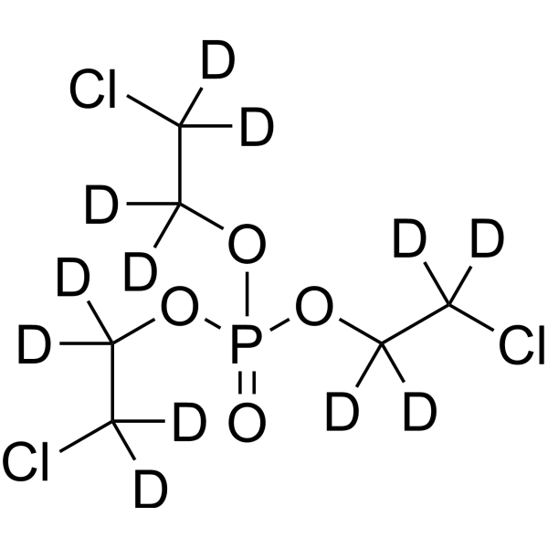 Tris(2-chloroethyl)phosphate-d<sub>12</sub> Chemical Structure