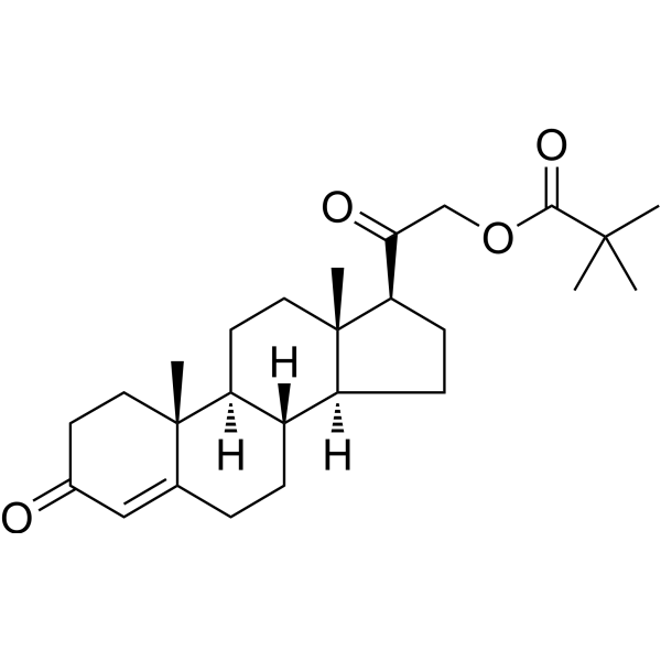 Desoxycorticosterone pivalate Chemical Structure
