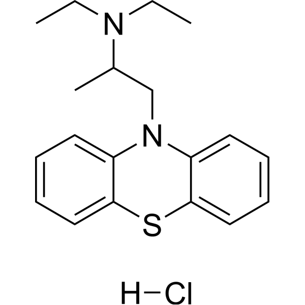 Ethopropazine hydrochloride Chemical Structure