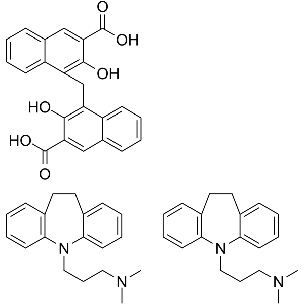 Imipramine pamoate Chemical Structure