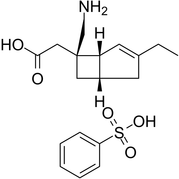 Mirogabalin besylate Chemical Structure
