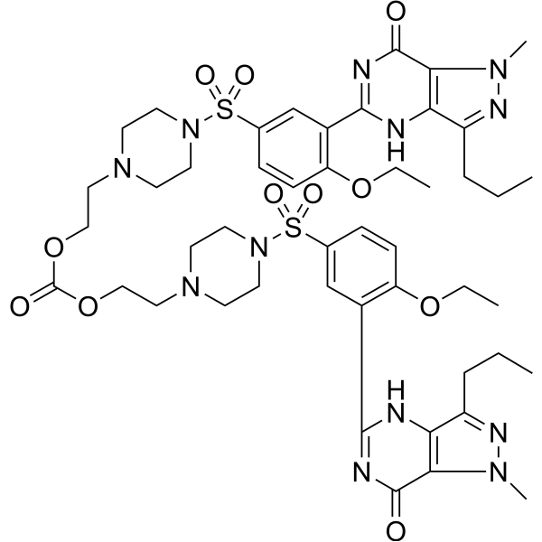Lodenafil carbonate Chemical Structure