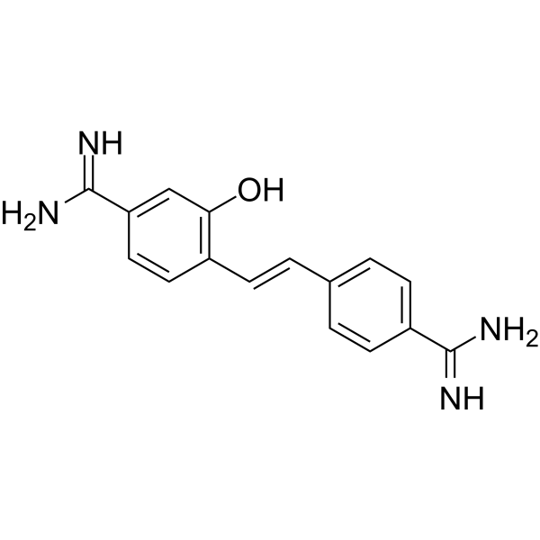 Hydroxystilbamidine Chemical Structure