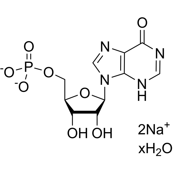 Inosinic acid (disodium)(hydrate)(1:2:X) Chemical Structure
