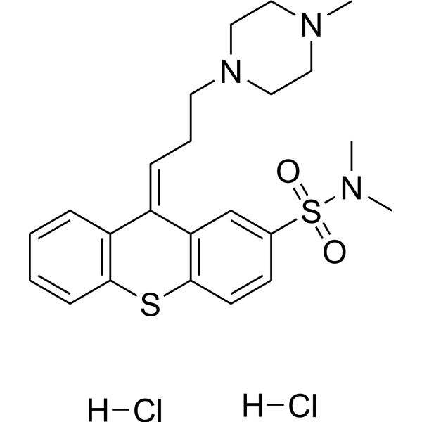 Thiothixene hydrochloride Chemical Structure