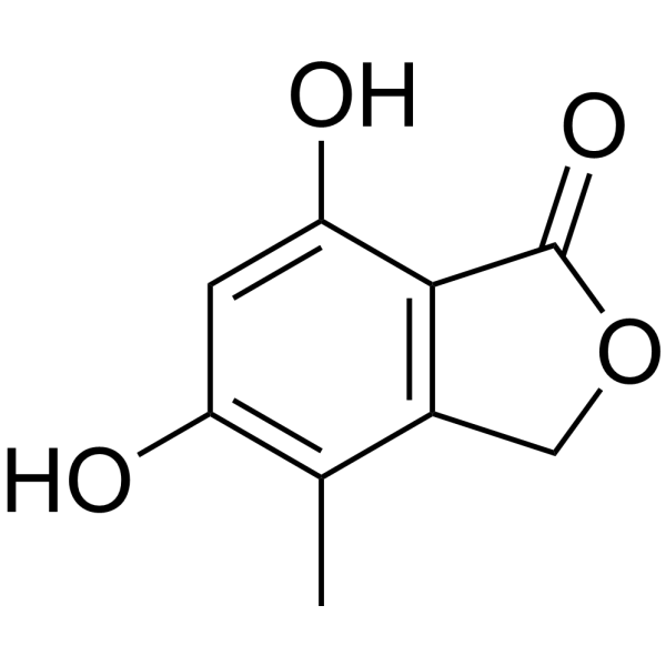 5,7-Dihydroxy-4-methylphthalide Chemical Structure
