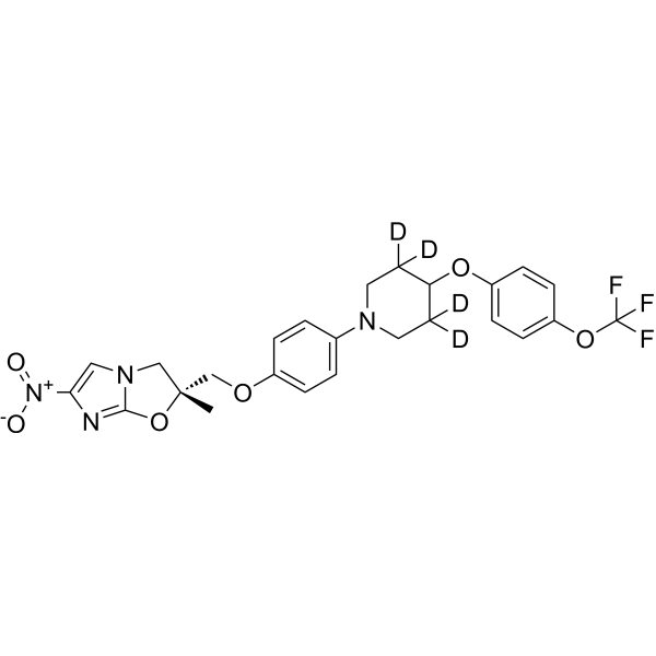 Delamanid-d<sub>4</sub>-1 Chemical Structure