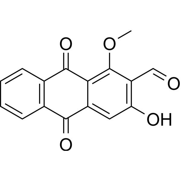 Damnacanthal Chemical Structure