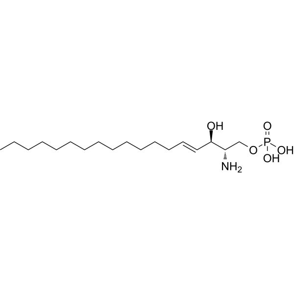Sphingosine-1-phosphate Chemical Structure