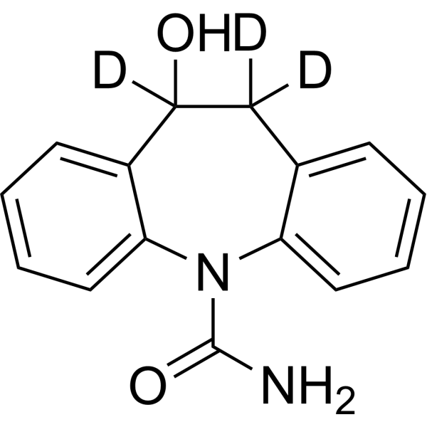 Licarbazepine-d<sub>3</sub> Chemical Structure