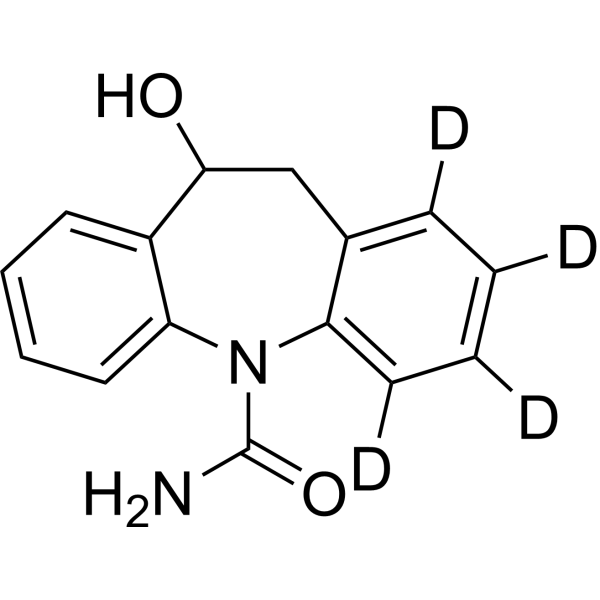 Licarbazepine-d<sub>4</sub> Chemical Structure