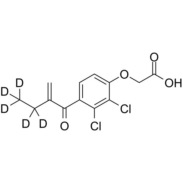 Ethacrynic acid D5 Chemical Structure