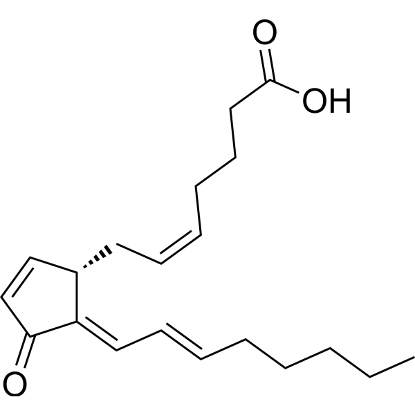 15-Deoxy-Δ-12,14-prostaglandin J2 Chemical Structure