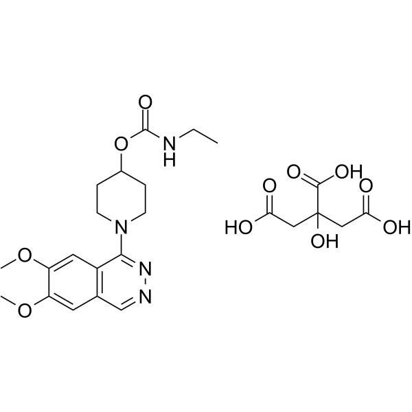 Carbazeran citrate Chemical Structure