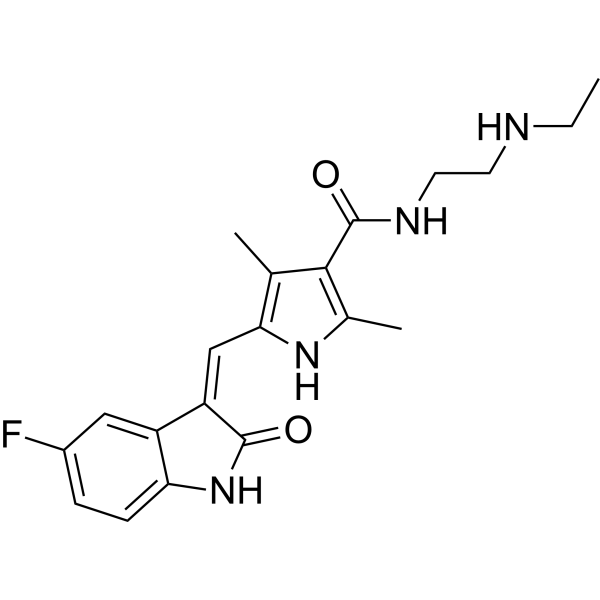 N-Desethyl Sunitinib Chemical Structure