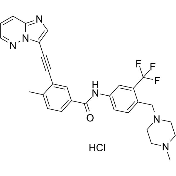 Ponatinib hydrochloride Chemical Structure