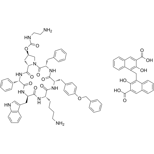 Pasireotide pamoate Chemical Structure