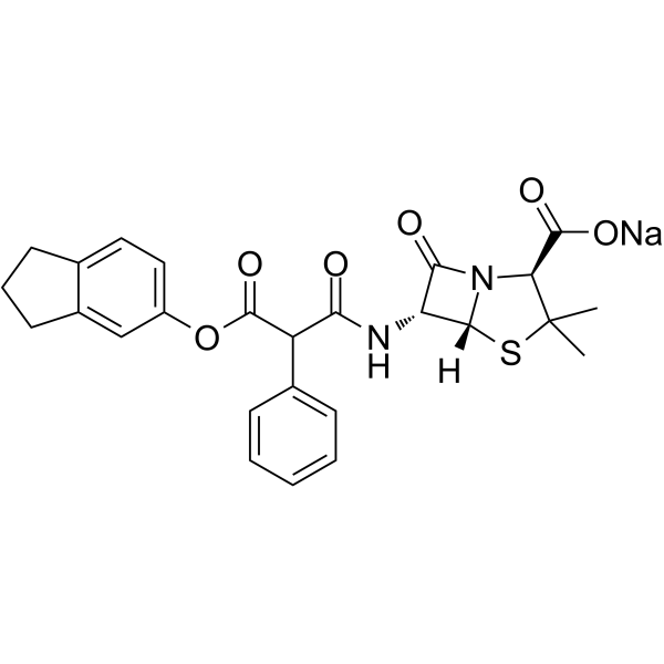 Carindacillin sodium Chemical Structure