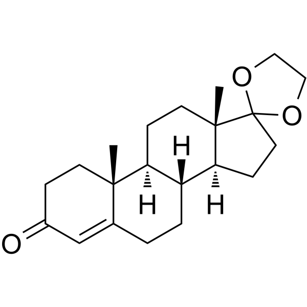17,17-(Ethylenedioxy)androst-4-en-3-one Chemical Structure