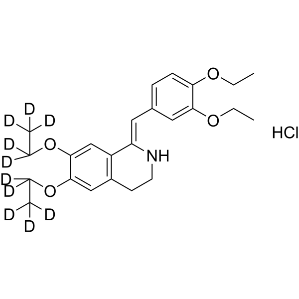 Drotaverine-d<sub>10</sub> hydrochloride Chemical Structure