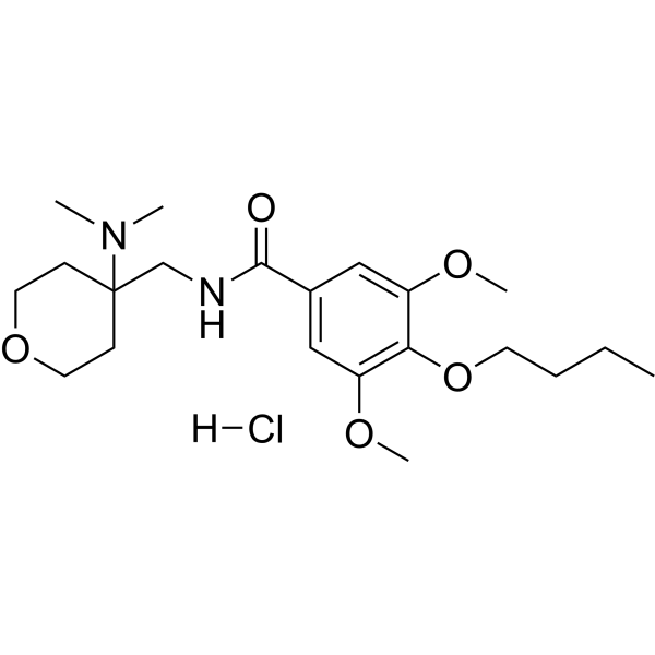 Opiranserin hydrochloride Chemical Structure