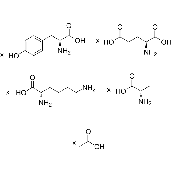 Glatiramer acetate Chemical Structure