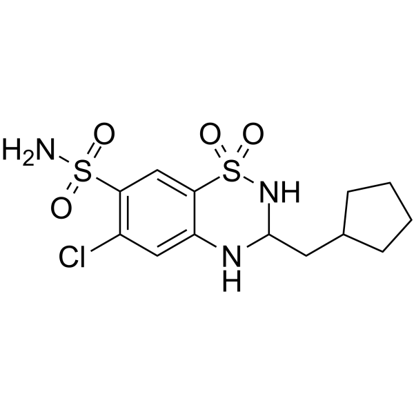 Cyclopenthiazide Chemical Structure