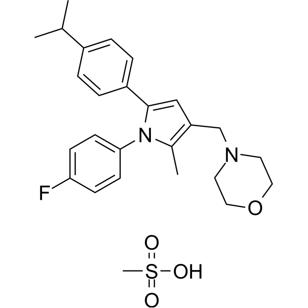 BM635 mesylate Chemical Structure