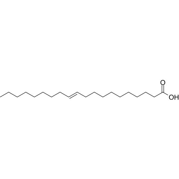 trans-11-Eicosenoic acid Chemical Structure
