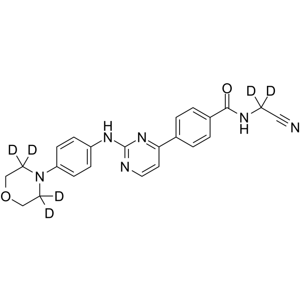 Momelotinib-3,3,5,5-d6