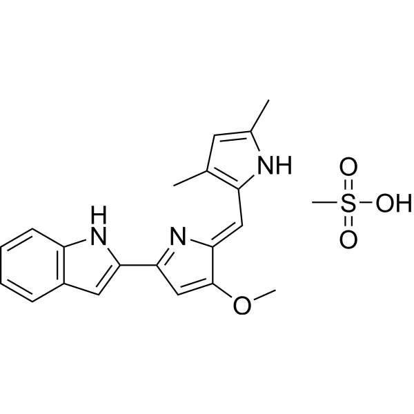 Obatoclax Mesylate Chemical Structure