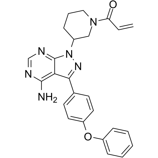 Ibrutinib Racemate Chemical Structure