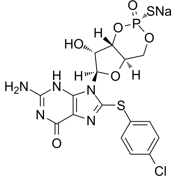 Rp-8-pCPT-cGMPS sodium