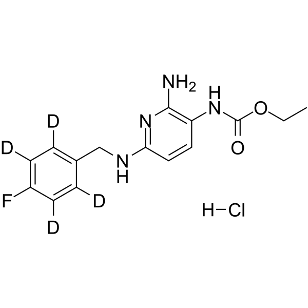Flupirtine-d4 hydrochloride Chemical Structure