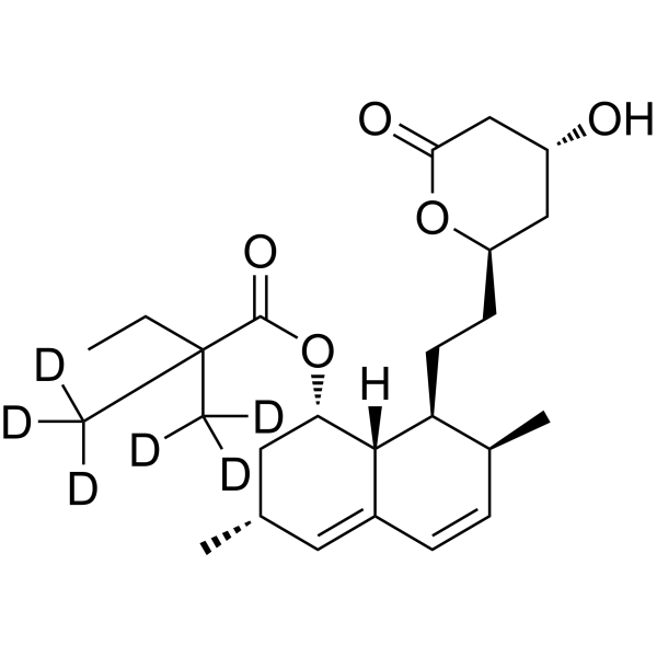 Simvastatin-d6 Chemical Structure