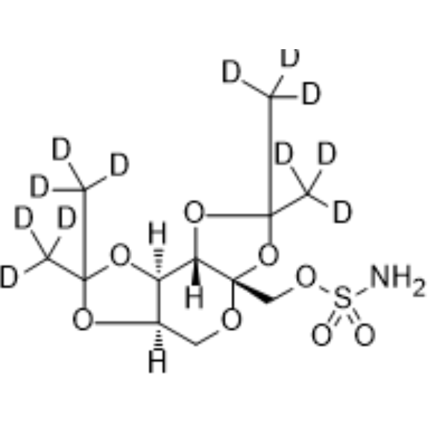 Topiramate D12 Chemical Structure